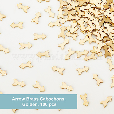 Brass Cabochons&nbsp;KK-OC0001-38D-1