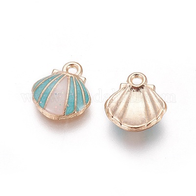 Alloy Enamel Charms&nbsp;PALLOY-F224-05G-01-1