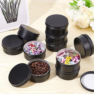 thumbnail interactive-video image 1 of 10-Pack 30ml Small Metal Tin Cans With Screw Lids – Perfect For Lip Balm Or Samples 1 of 2