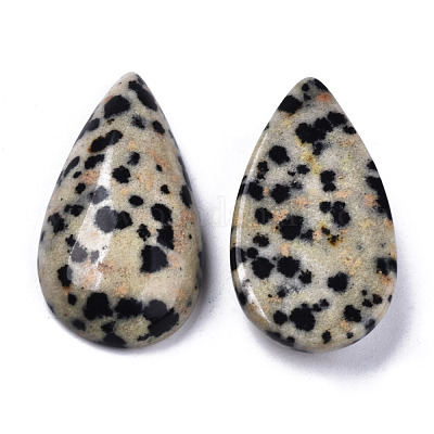 Natural Dalmatian Jasper Cabochons&nbsp;G-N326-72J-1