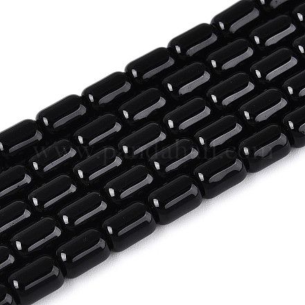 Opaque Glass Beads Strands GLAA-T028-14P-01-1