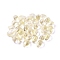 Transparent Glass Charms, Teardrop, Light Yellow, 9x6x6mm, Hole: 0.8mm