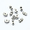 Brass Ear Nuts, Friction Earring Backs for Stud Earrings, Cadmium Free & Lead Free, Platinum, 5x4x2.5mm, Hole: 0.8mm