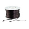 Nylon Satin Rattail Cords, Beading Threads for Bracelet Jewelry Making Chinese Knot Macrame Craft, Coconut Brown, 1mm, 100yards/roll