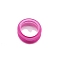 Silicone Rings, Thimble Rings, Knitting Sewing Tool, Hot Pink, 25mm