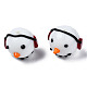 Handmade Bumpy Lampwork Beads Strands&nbsp;LAMP-N021-028-7