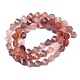 Natural Pink Botswana Agate Beads Strands&nbsp;G-P611-C07-01-3