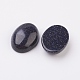 Synthetic Blue Goldstone Flat Back Cabochons&nbsp;G-G741-18x25mm-09-2