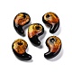 Luminous Handmade Silver Foil Lampwork Beads&nbsp;LAMP-F022-05E-2