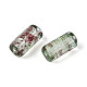 Picasso Transparent Glass Bugle Beads&nbsp;SEED-N010-02K-2