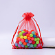 Rectangle Organza Drawstring Bags&nbsp;CON-PW0001-054C-05-1