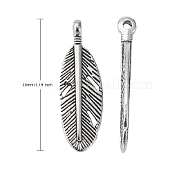 Tibetan Style Alloy Pendants&nbsp;LF0087Y-NF