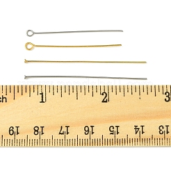 304 Stainless Steel Flat Head Pins & Eye Pins&nbsp;STAS-FS0001-58