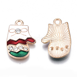 Alloy Enamel Pendants&nbsp;X-ENAM-Q442-032-RS
