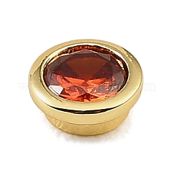 Brass Pave Cubic Zirconia Cabochons&nbsp;CU-CBA30E8-03G-05