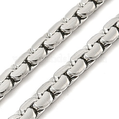 201 Stainless Steel Chain Necklaces&nbsp;LS-NJEW-P295-02P-1