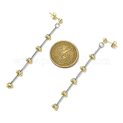 201 Stainless Steel Link Dangle Stud Earrings&nbsp;EJEW-JE06313