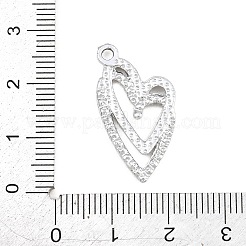 Alloy Rhinestone Pendants&nbsp;RB-CBA332B-07A-P