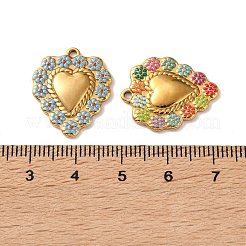 304 Stainless Steel Pendants&nbsp;STAS-D392-02G