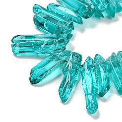 Natural Dyed Quartz Beads Strands&nbsp;G-M412-02