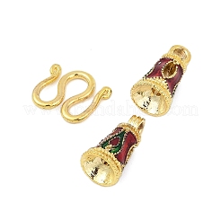 Alloy Enamel Peg Bails Pin Charms&nbsp;FIND-A049-09G