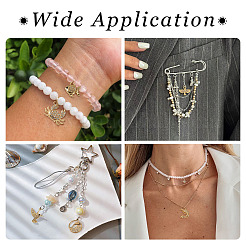 54Pcs 6 Styles Alloy Rhinestone Pendants&nbsp;FIND-TA0010-65KCG