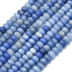 Natural Blue Aventurine Beads Strands&nbsp;G-P575-A02-8x5mm-03