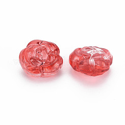 Transparent Baking Paint Glass Beads&nbsp;X-GLAA-S190-022-A01