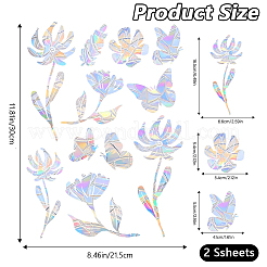PVC Waterproof Shopwindow Decorative Sticker&nbsp;DIY-WH20007-17K