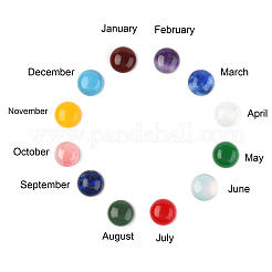 Natural & Synthetic Mixed Gemstone Cabochons&nbsp;G-I294-02