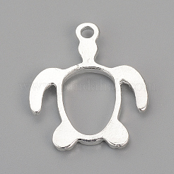 Alloy Open Back Bezel Pendants&nbsp;LS-PALLOY-R098-62S