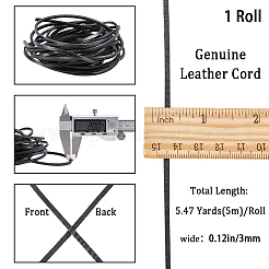 Cowhide Leather Cord&nbsp;WL-WH0008-05F