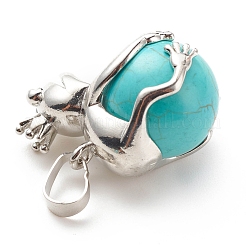 Natural & Synthetic Gemstone Pendants&nbsp;G-G855-03P