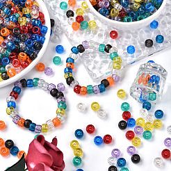 1200Pcs 10 Colors Transparent Plastic Beads&nbsp;KY-YW0001-83