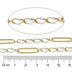 304 Stainless Steel Enamel Figaro Chains&nbsp;CHS-U003-02G-06
