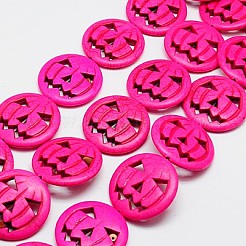 Synthetic Turquoise Beads Strands&nbsp;TURQ-G115-15mm-02