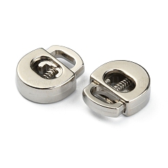 Alloy Spring Cord Locks&nbsp;FIND-WH0110-063P
