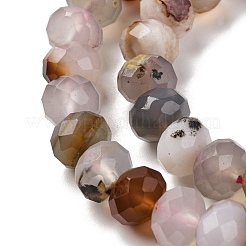 Natural Cherry Blossom Agate Beads Strands&nbsp;G-K380-A42-03