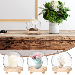 1Pc Glass Dome Cover&nbsp;DJEW-PH0001-40