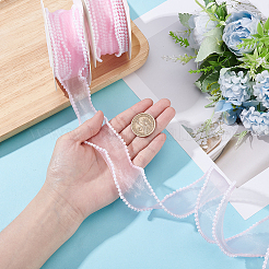 5 Yards Acrylic Fibers Wrinkle Ribbon&nbsp;OCOR-WH0070-210B