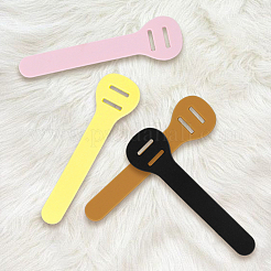24Pcs 4 Colors PVC Zipper Pull Tabs&nbsp;PVC-GF0001-02A-02