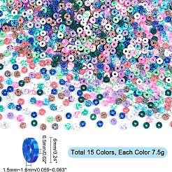 15 Colors Handmade Polymer Clay Beads&nbsp;CLAY-NB0001-58