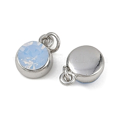 Brass Pave Cubic Zirconia Pendants&nbsp;KK-H078-05P