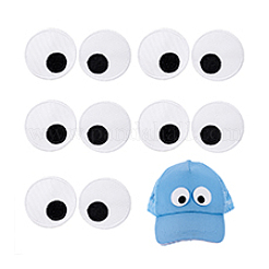 10Pcs Polyester Computerized Embroidery Iron On/Sew On Patches&nbsp;PATC-PH0001-43A