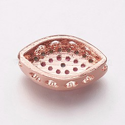 Brass Cubic Zirconia Beads&nbsp;KK-P134-01