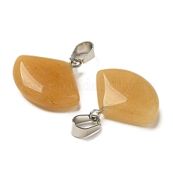 Natural Topaz Jade Pendants&nbsp;G-Z067-05P-05