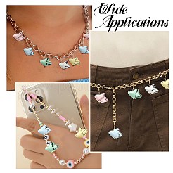 20Pcs 5 Colors Handmade Porcelain Beads&nbsp;PORC-CJ0001-19