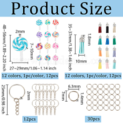 DIY Lollipop Keychain Making Kit&nbsp;DIY-OC0011-94