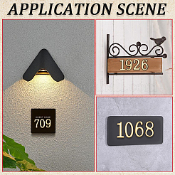 10Pcs ABS Plastic Stickers&nbsp;DIY-SP0007-95B