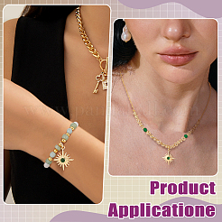 10Pcs Rack Plating Brass Cubic Zirconia Pendants&nbsp;KK-BC0015-51